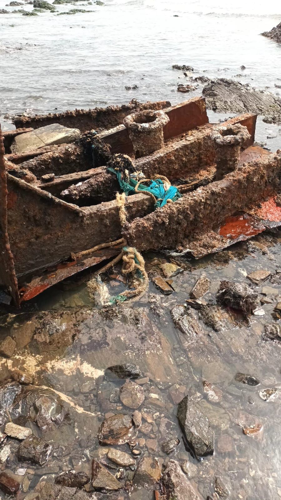 WWII shipwreck removal